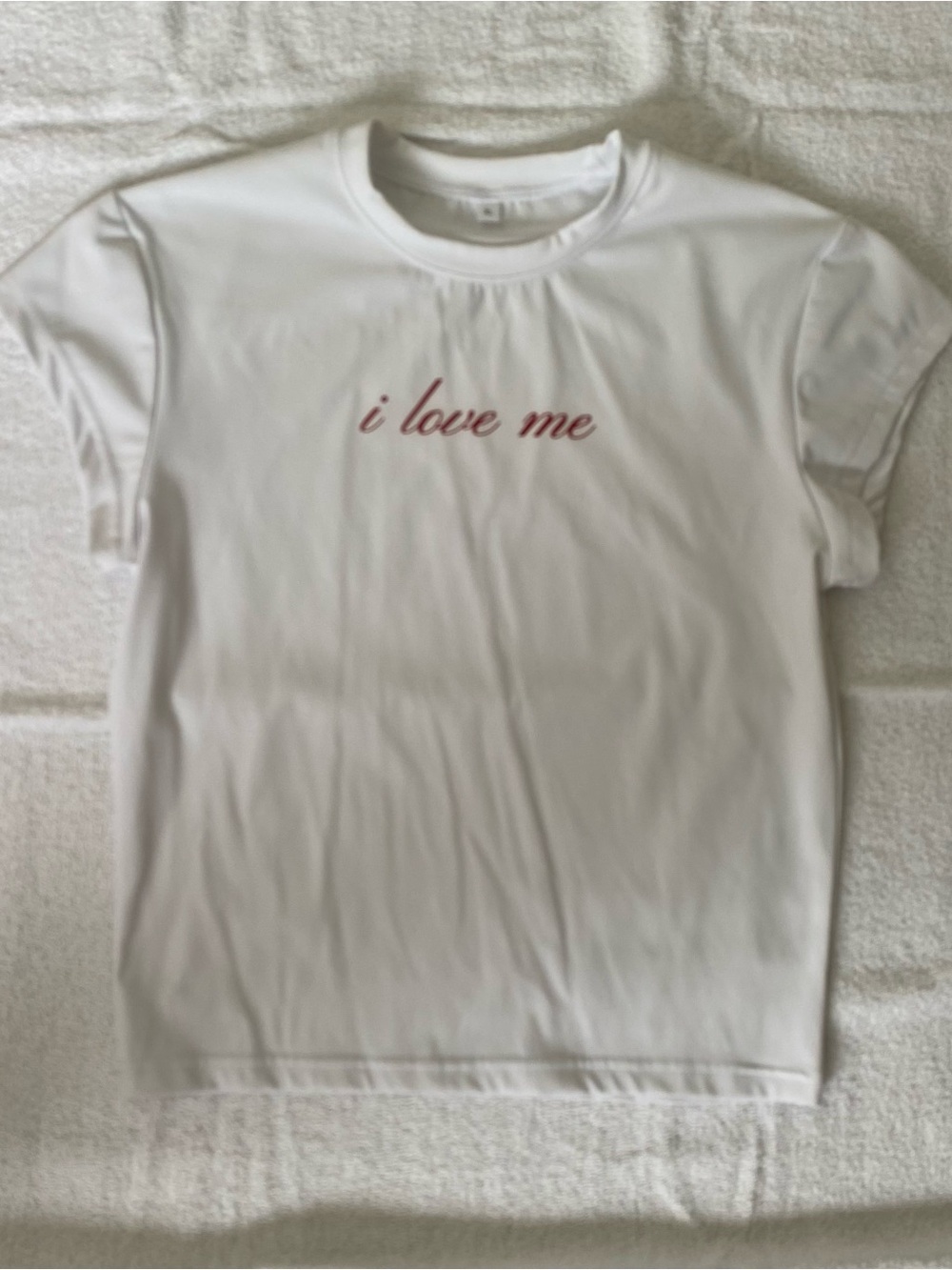 “I love me” baby tee